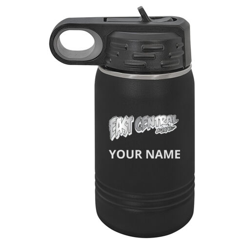 East Central Elite Softball Logo Engraved on a Polar Camel - 12 oz. Water Bottle Vacuum Insulation Thumbnail